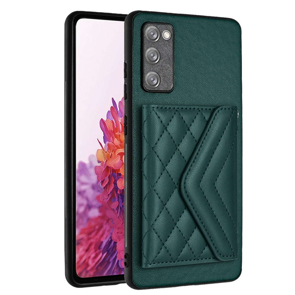 Samsung Galaxy S20 FE Leather Case with Card Holder & RFID Protection, Long Lanyard Included