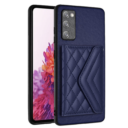 Samsung Galaxy S20 FE Leather Case with Card Holder & RFID Protection, Long Lanyard Included