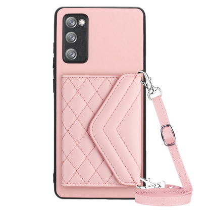 Samsung Galaxy S20 FE Leather Case with Card Holder & RFID Protection, Long Lanyard Included