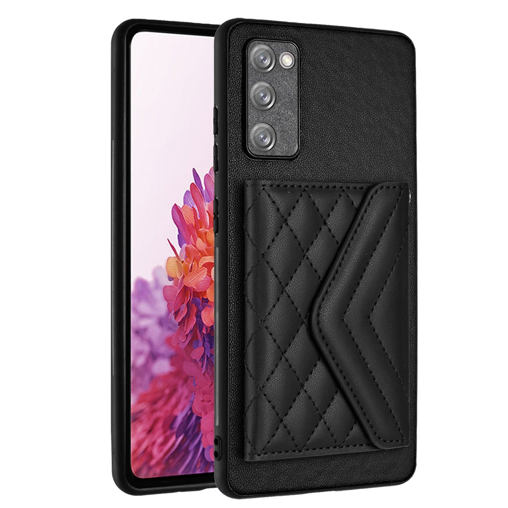 Samsung Galaxy S20 FE Leather Case with Card Holder & RFID Protection, Long Lanyard Included