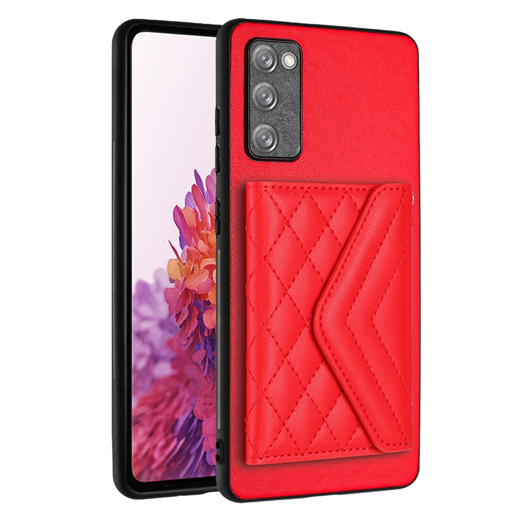 Samsung Galaxy S20 FE Leather Case with Card Holder & RFID Protection, Long Lanyard Included
