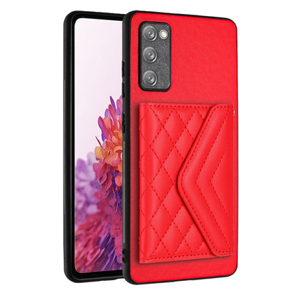 Samsung Galaxy S20 FE Leather Case with Card Holder & RFID Protection, Long Lanyard Included