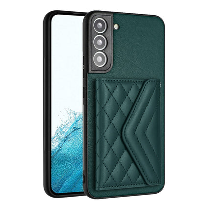 Samsung Galaxy S21 FE Leather Case with Card Holder & RFID Protection, Long Lanyard Included