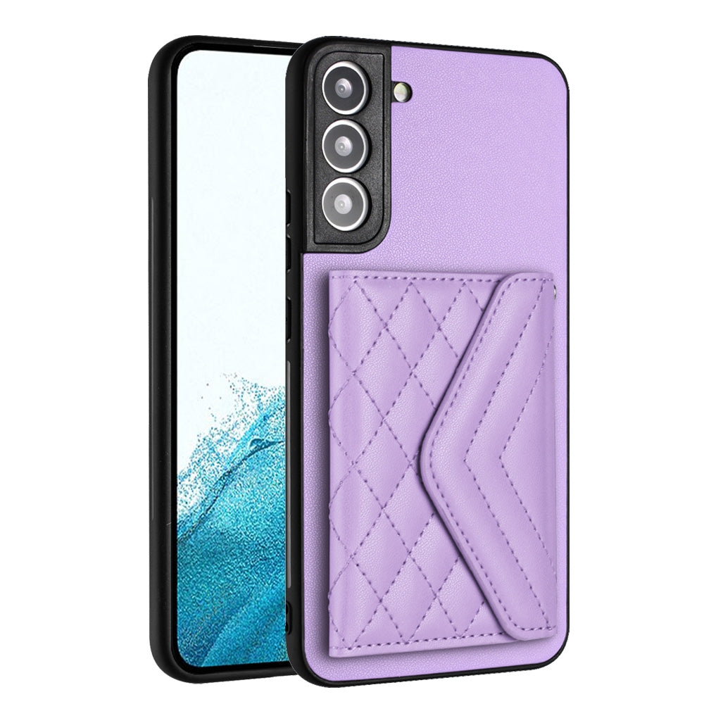 Samsung Galaxy S21 FE Leather Case with Card Holder & RFID Protection, Long Lanyard Included