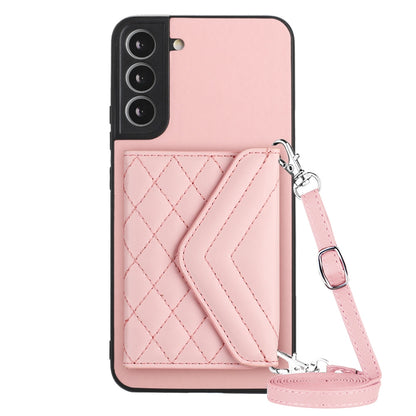 Samsung Galaxy S21 FE Leather Case with Card Holder & RFID Protection, Long Lanyard Included