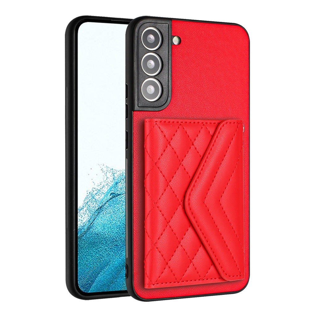Samsung Galaxy S21 FE Leather Case with Card Holder & RFID Protection, Long Lanyard Included