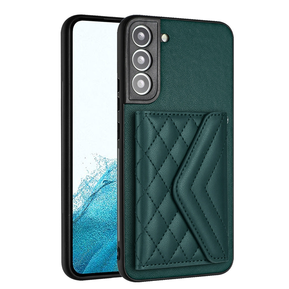 Samsung Galaxy S22+ 5G Leather Case with Card Holder & RFID Protection, Long Lanyard Included