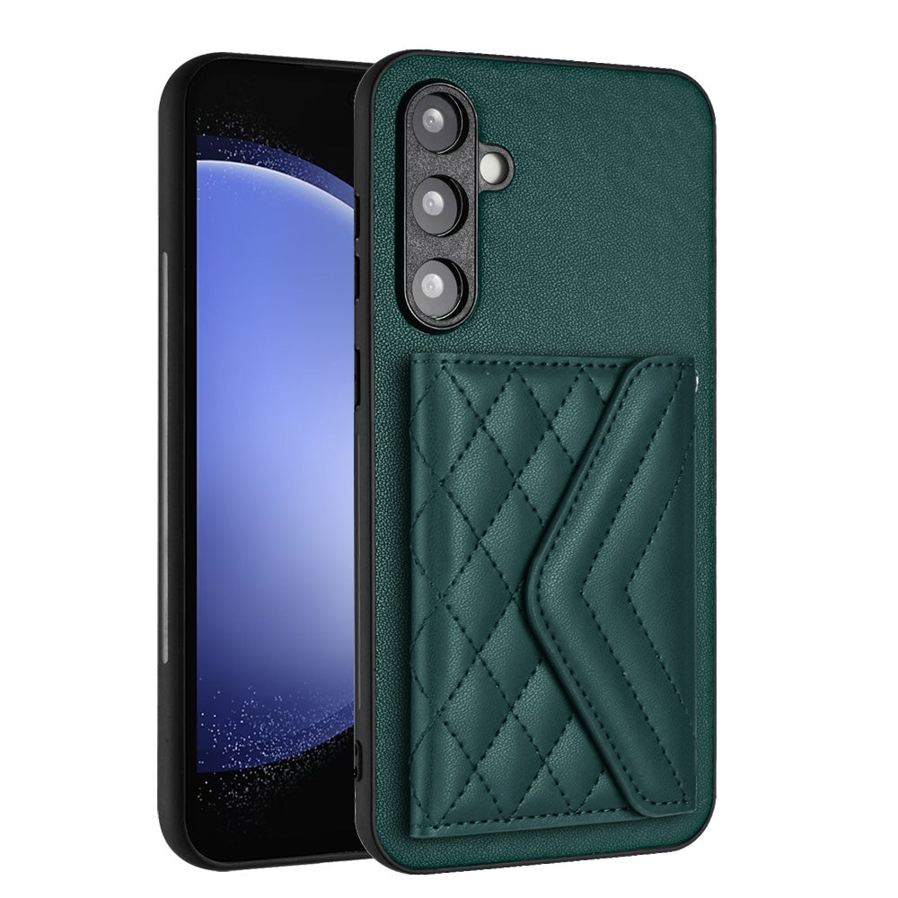 Samsung Galaxy S23 FE 5G Leather Case with Card Holder & RFID Protection, Long Lanyard Included