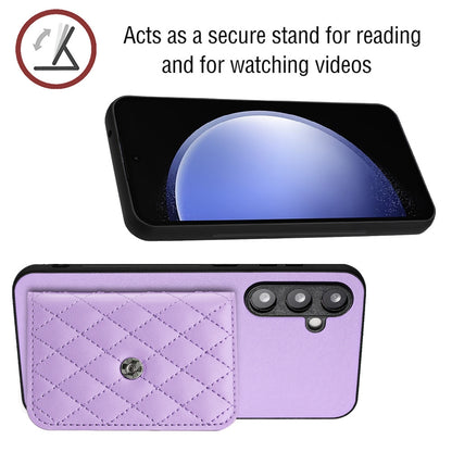 Samsung Galaxy S23 FE 5G Leather Case with Card Holder & RFID Protection, Long Lanyard Included