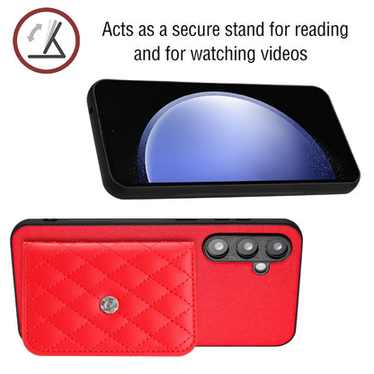 Samsung Galaxy S23 FE 5G Leather Case with Card Holder & RFID Protection, Long Lanyard Included