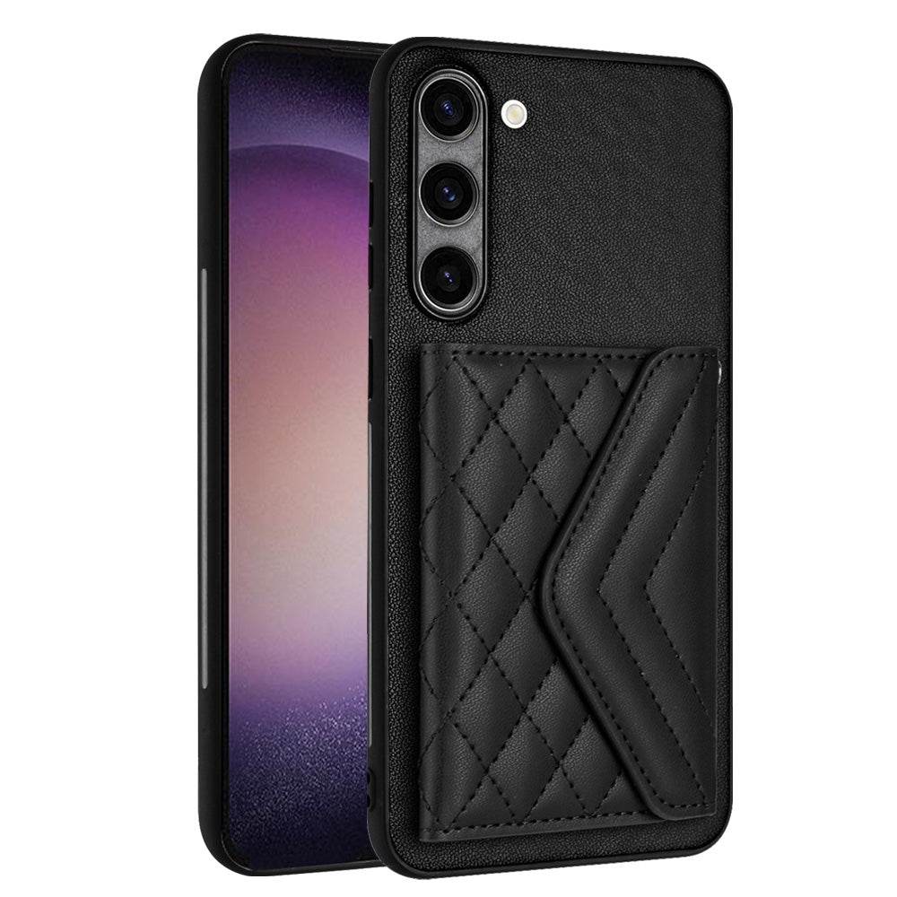 Samsung Galaxy S23+ 5G Leather Case with Card Holder & RFID Protection, Long Lanyard Included
