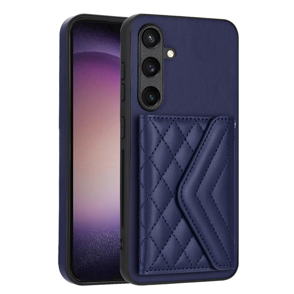 Samsung Galaxy S24+ 5G Leather Case with Card Holder & RFID Protection, Long Lanyard Included