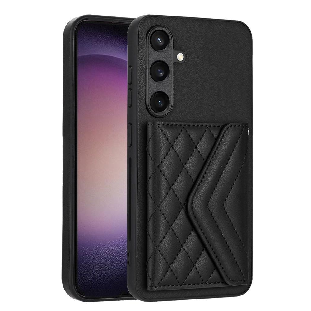 Samsung Galaxy S24+ 5G Leather Case with Card Holder & RFID Protection, Long Lanyard Included