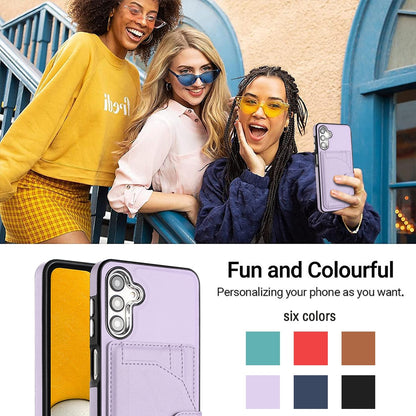 Samsung Galaxy A05s Shockproof Leather Phone Case with Card Holder - Stylish, Durable, and Convenient