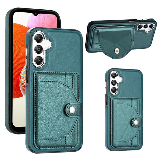 Samsung Galaxy A15 Shockproof Leather Phone Case with Card Holder - Stylish, Durable, and Convenient