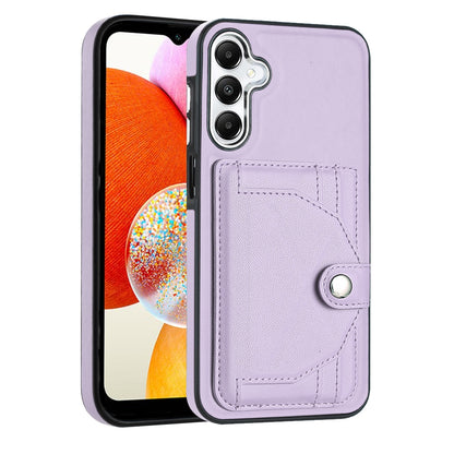 Samsung Galaxy A15 Shockproof Leather Phone Case with Card Holder - Stylish, Durable, and Convenient