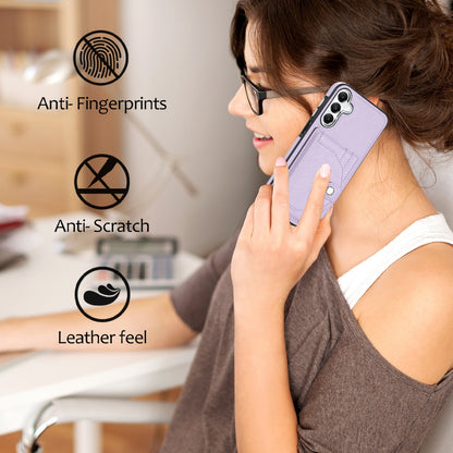 Samsung Galaxy A15 Shockproof Leather Phone Case with Card Holder - Stylish, Durable, and Convenient