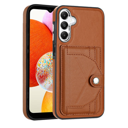 Samsung Galaxy A15 Shockproof Leather Phone Case with Card Holder - Stylish, Durable, and Convenient