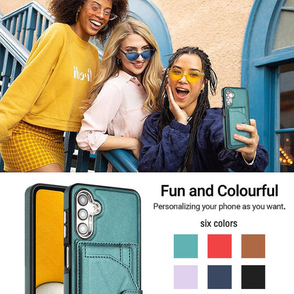 Samsung Galaxy A24 4G Shockproof Leather Phone Case with Card Holder - Stylish, Durable, and Convenient
