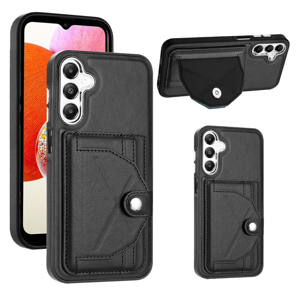 Samsung Galaxy A25 5G Shockproof Leather Phone Case with Card Holder - Stylish, Durable, and Convenient