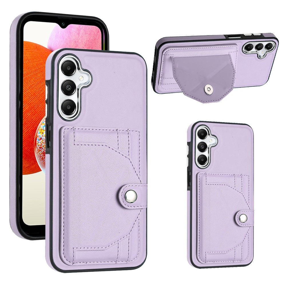 Samsung Galaxy A25 5G Shockproof Leather Phone Case with Card Holder - Stylish, Durable, and Convenient