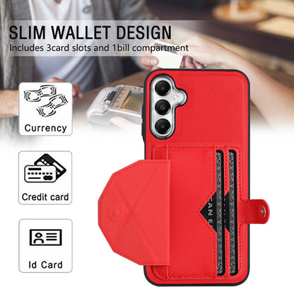 Samsung Galaxy A25 5G Shockproof Leather Phone Case with Card Holder - Stylish, Durable, and Convenient