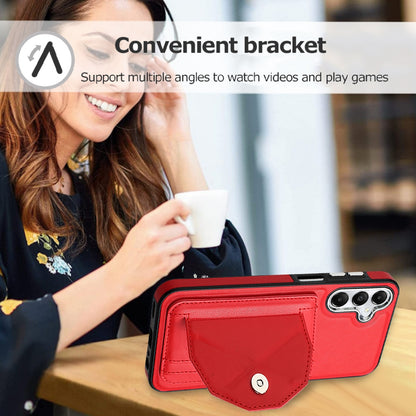 Samsung Galaxy A25 5G Shockproof Leather Phone Case with Card Holder - Stylish, Durable, and Convenient