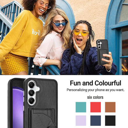 Samsung Galaxy S23 FE 5G Shockproof Leather Phone Case with Card Holder - Stylish, Durable, and Convenient