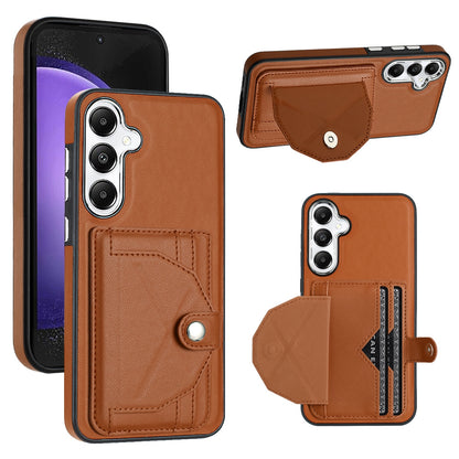 Samsung Galaxy S23 FE 5G Shockproof Leather Phone Case with Card Holder - Stylish, Durable, and Convenient