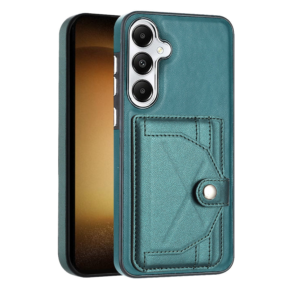 Samsung Galaxy S24 5G Shockproof Leather Phone Case with Card Holder - Stylish, Durable, and Convenient