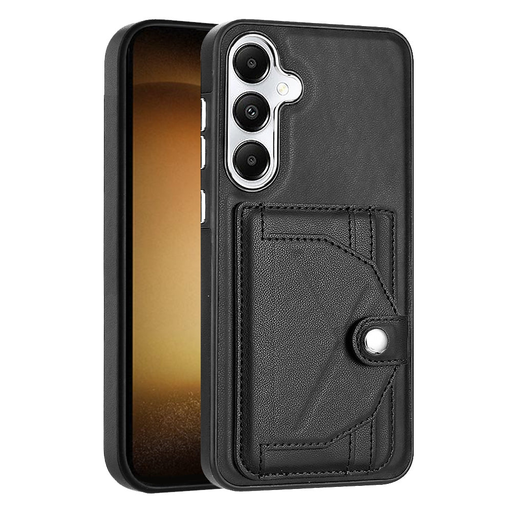 Samsung Galaxy S24+ 5G Shockproof Leather Phone Case with Card Holder - Stylish, Durable, and Convenient