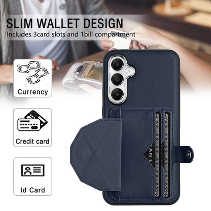 Samsung Galaxy S24+ 5G Shockproof Leather Phone Case with Card Holder - Stylish, Durable, and Convenient