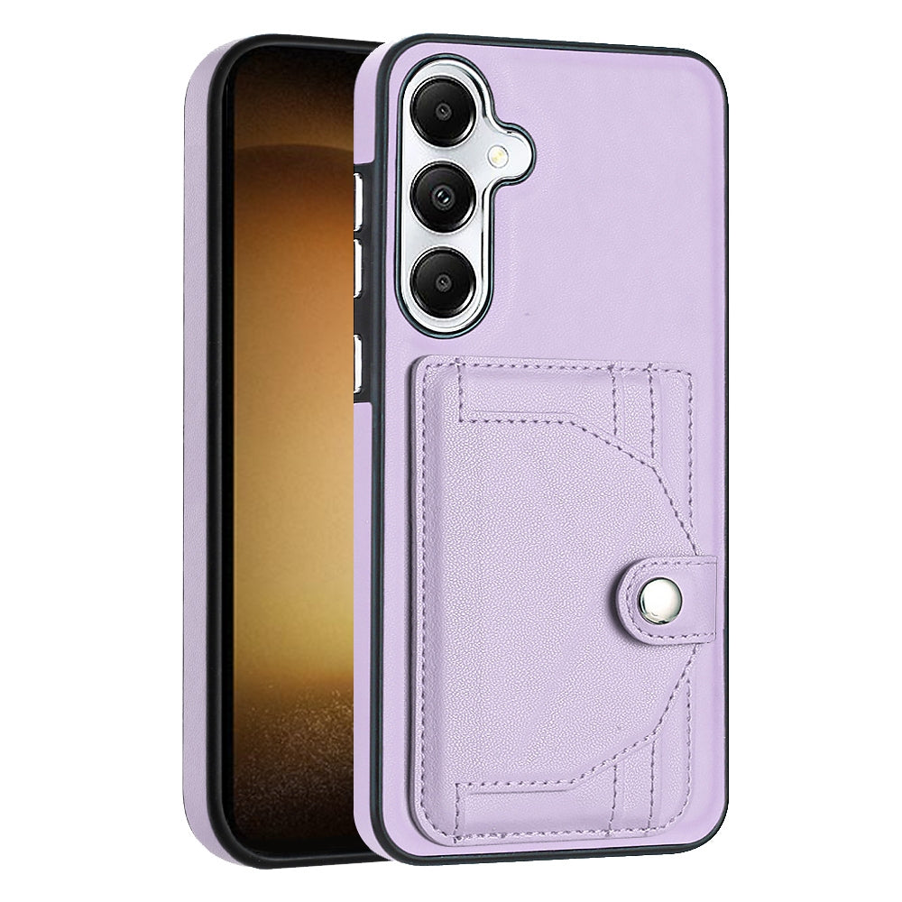 Samsung Galaxy S24+ 5G Shockproof Leather Phone Case with Card Holder - Stylish, Durable, and Convenient