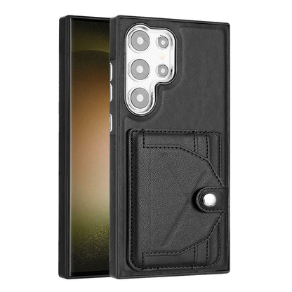 Samsung Galaxy S24 Ultra 5G Shockproof Leather Phone Case with Card Holder - Stylish, Durable, and Convenient