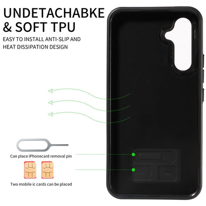 Samsung Galaxy A54 5G Calf Texture Phone Case with Card Slot & Ring Holder - Durable & Stylish Protection