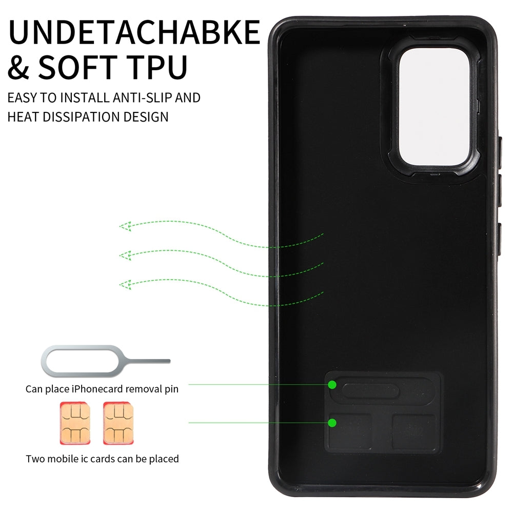 Samsung Galaxy A53 5G Calf Texture Phone Case with Card Slot & Ring Holder - Durable & Stylish Protection