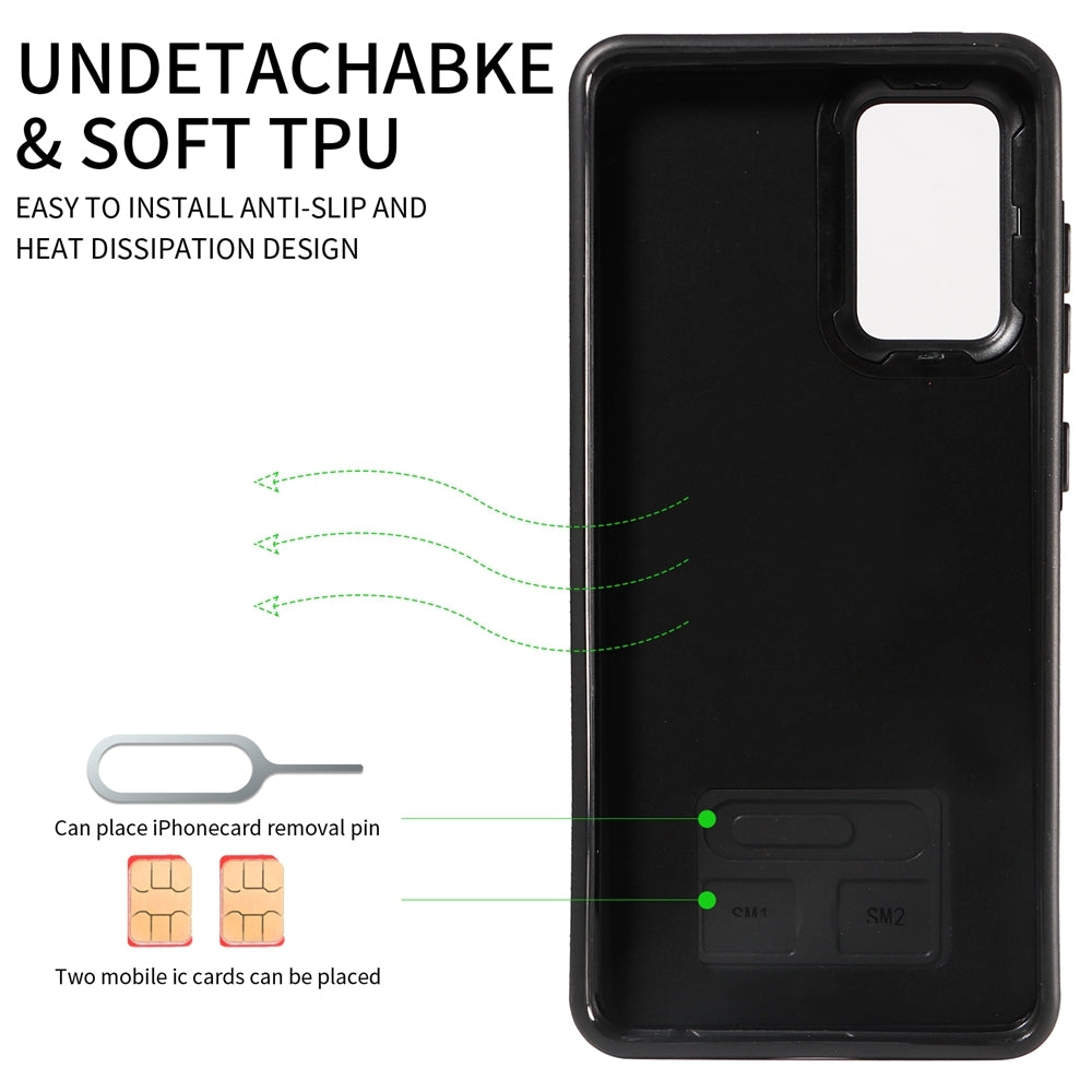 Samsung Galaxy A52/A52s 4G/5G Calf Texture Phone Case with Card Slot & Ring Holder - Durable & Stylish Protection