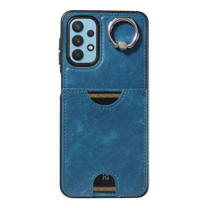 Samsung Galaxy A32 5G Calf Texture Phone Case with Card Slot & Ring Holder - Durable & Stylish Protection
