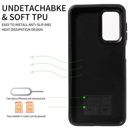 Samsung Galaxy A23 Calf Texture Phone Case with Card Slot & Ring Holder - Durable & Stylish Protection