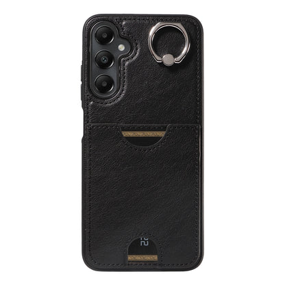 Samsung Galaxy A05s Calf Texture Phone Case with Card Slot & Ring Holder - Durable & Stylish Protection