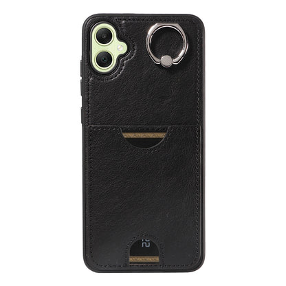 Samsung Galaxy A05 Calf Texture Phone Case with Card Slot & Ring Holder - Durable & Stylish Protection