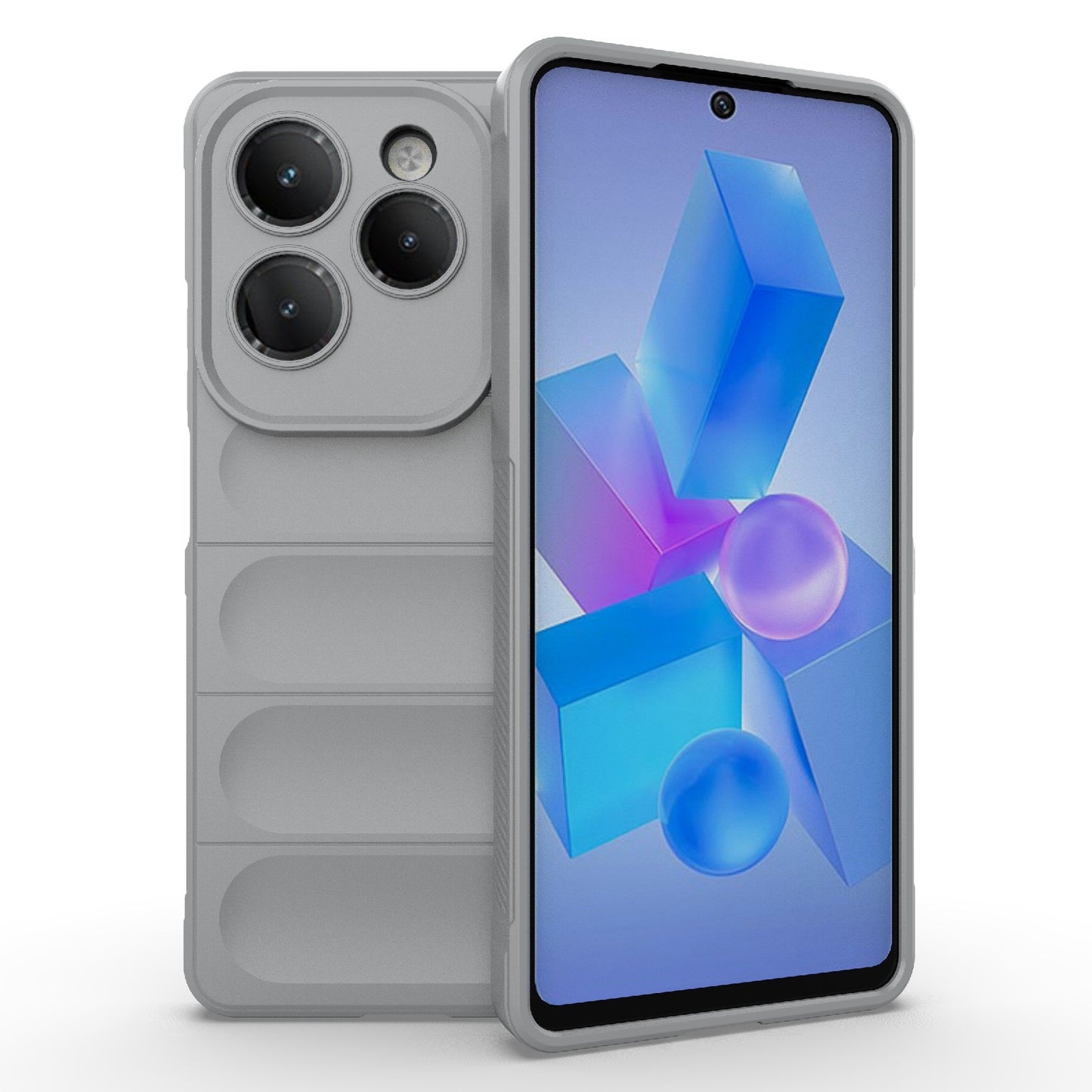 Infinix Hot Hot 40 Magic Shield TPU + Flannel Phone Case: Durable, Non-toxic, Easy Access, Stylish Design