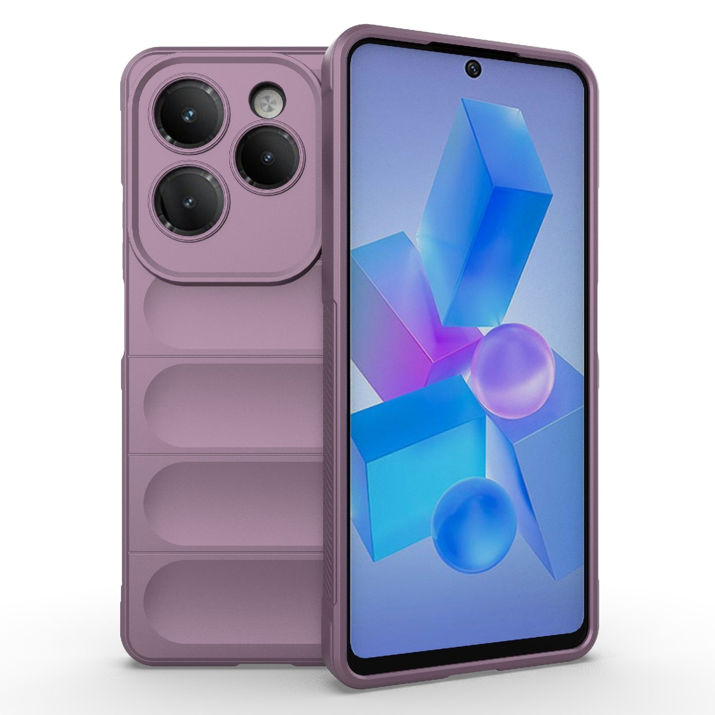 Infinix Hot Hot 40 Magic Shield TPU + Flannel Phone Case: Durable, Non-toxic, Easy Access, Stylish Design