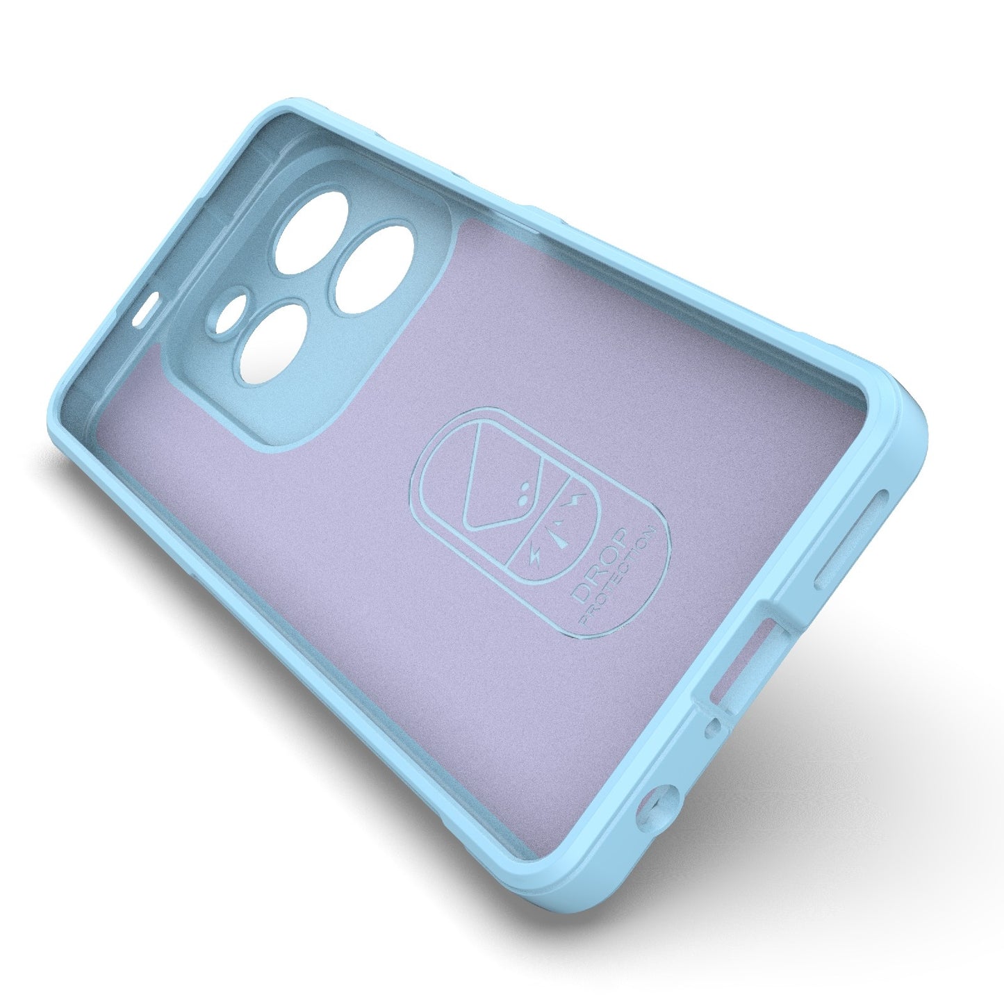 Infinix Hot 40 Pro Magic Shield TPU + Flannel Phone Case: Durable, Non-toxic, Easy Access, Stylish Design