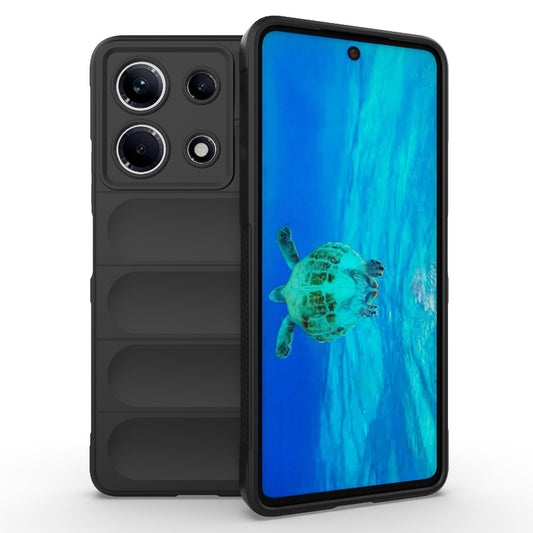 Infinix Note 30 4G Magic Shield TPU + Flannel Phone Case: Durable, Non-toxic, Easy Access, Stylish Design