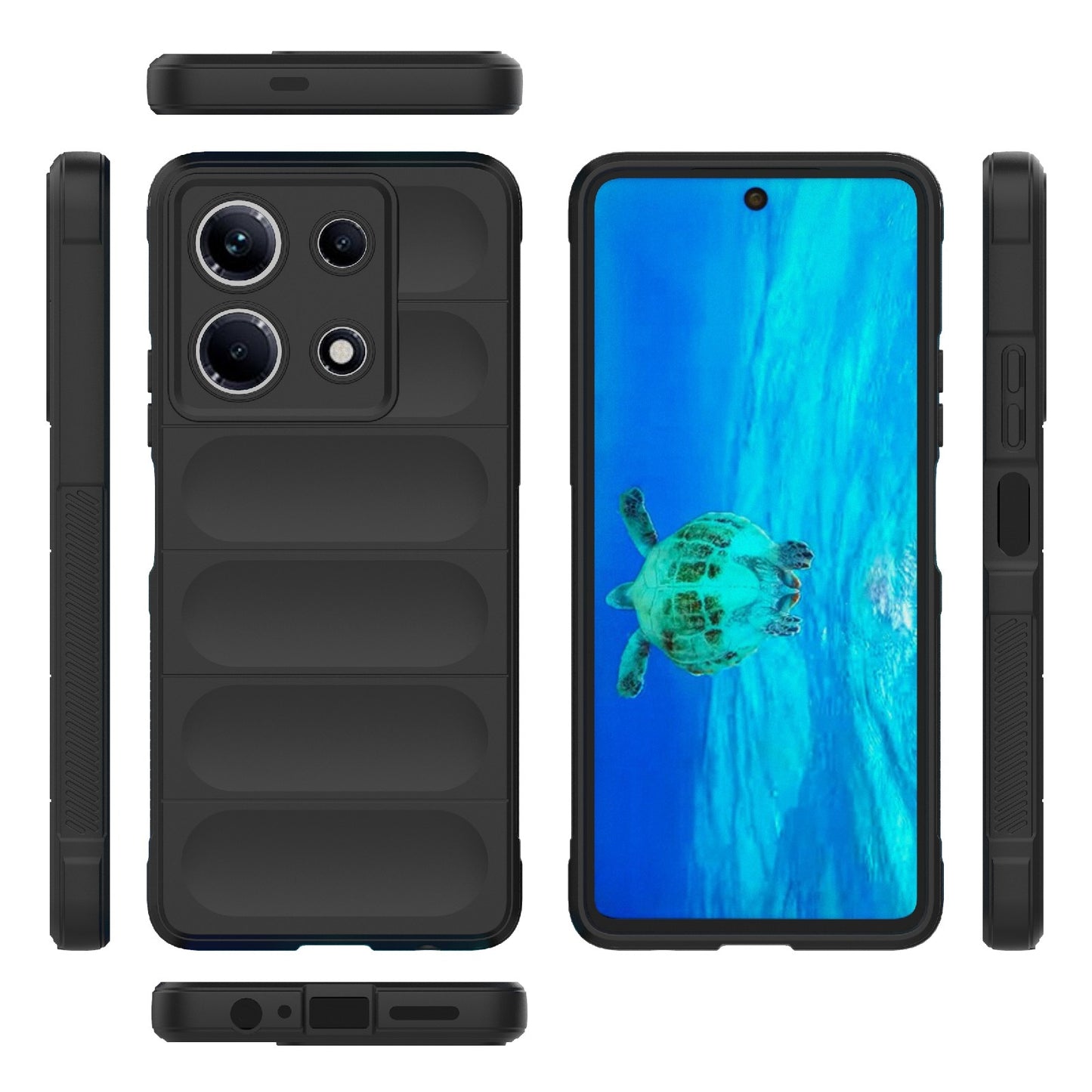 Infinix Note 30 4G Magic Shield TPU + Flannel Phone Case: Durable, Non-toxic, Easy Access, Stylish Design