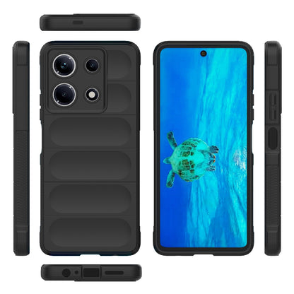 Infinix Note 30 4G Magic Shield TPU + Flannel Phone Case: Durable, Non-toxic, Easy Access, Stylish Design