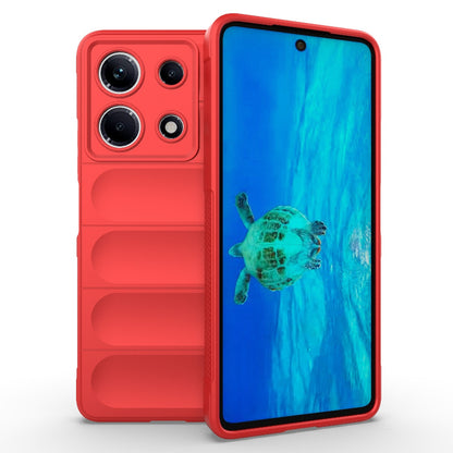 Infinix Note 30 4G Magic Shield TPU + Flannel Phone Case: Durable, Non-toxic, Easy Access, Stylish Design