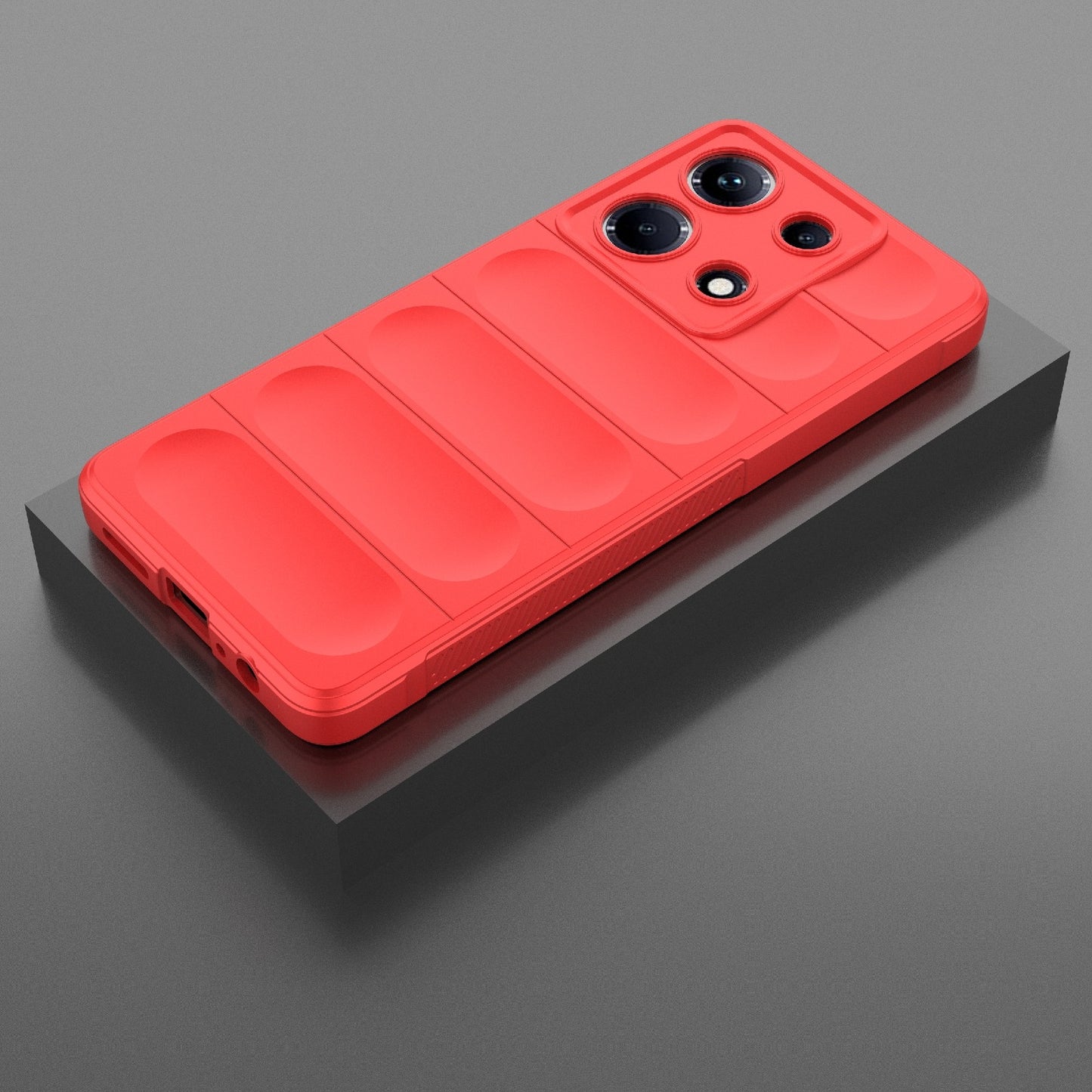 Infinix Note 30 4G Magic Shield TPU + Flannel Phone Case: Durable, Non-toxic, Easy Access, Stylish Design