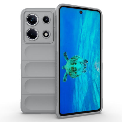Infinix Note 30 4G Magic Shield TPU + Flannel Phone Case: Durable, Non-toxic, Easy Access, Stylish Design